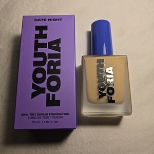YOUTHFORIA Date Night Skin Tint Serum Foundation 310 Light Medium NIB‎